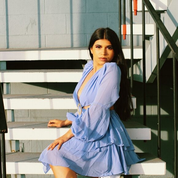 The "Call Me" Mini Dress - Picture 3 of 5